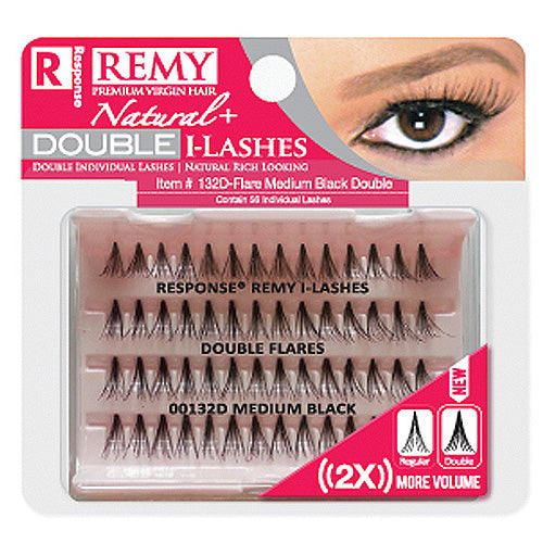 Response Remy Natural Double I-Lashes #00130D