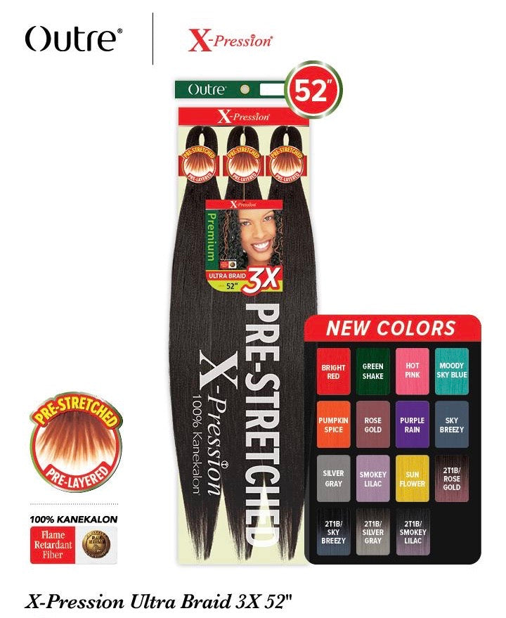 Queen Braid Original 3X Pre Stretched 52" (1)