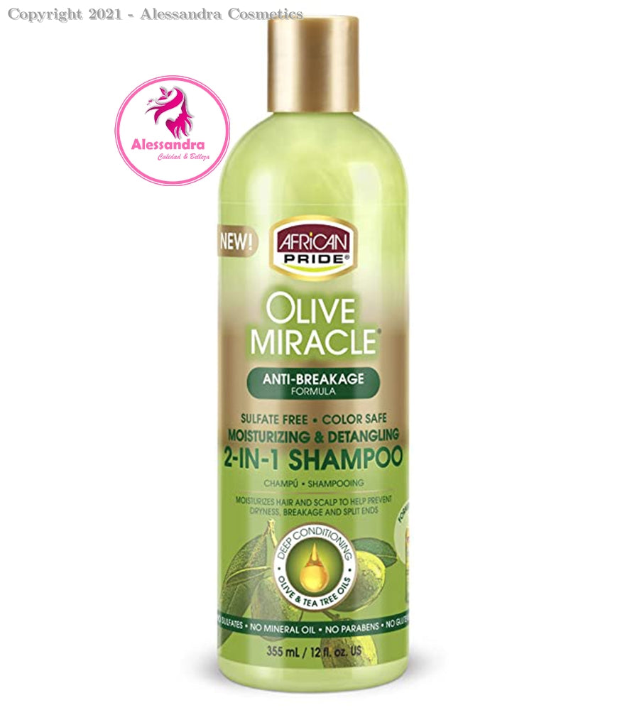 African Pride Olive Miracle 2 In 1 Shampoo