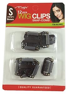 Magic Collection 12Pcs Wig Clips Snap Comb