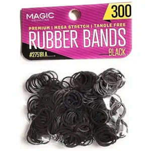 Magic Collection 300 Mega Stretch Rubber Bands White