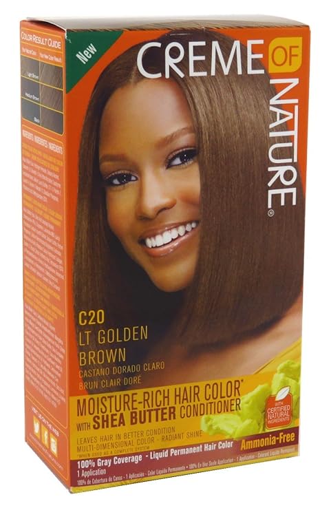 Creme Of Nature Light Golden Brown 2Oz