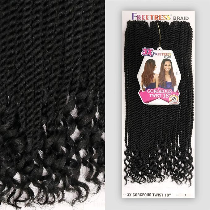 Freetress Gorgeous Twist 18" (1B)
