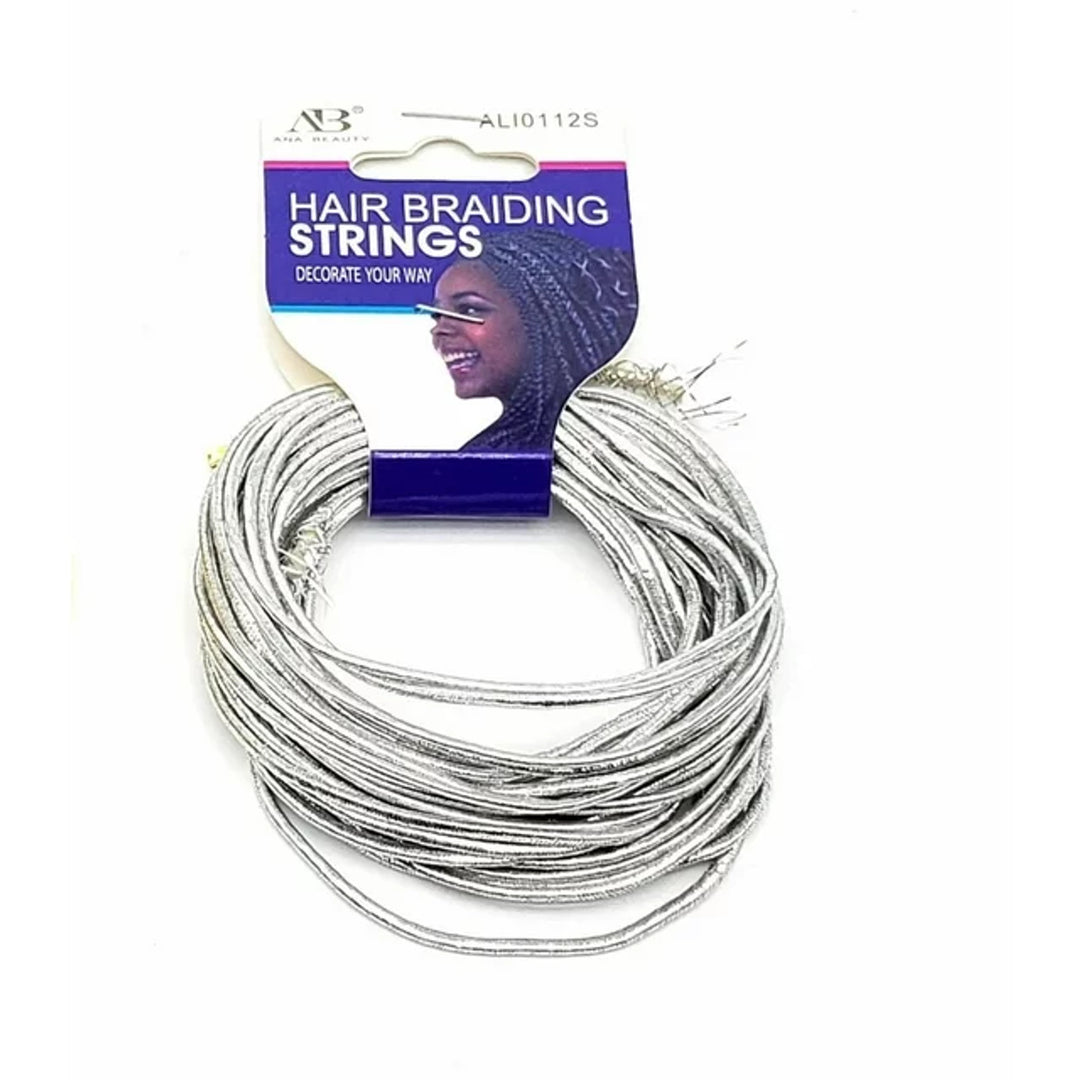 Ana Beauty Hair Braiding Strings (Silver)
