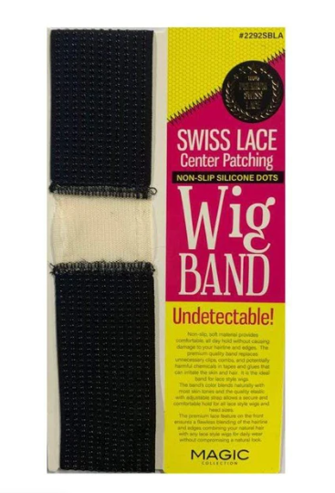 Magic Collection Swiss Lace Center Patching Wig Band