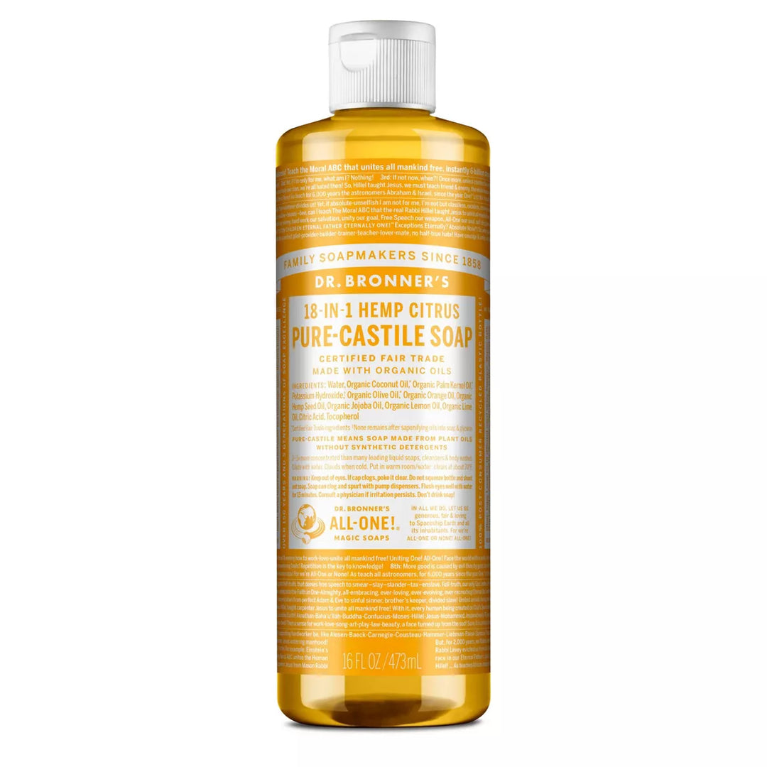 Dr. Bronners 18 In 1 Hemp Citrus Pure Castile Soap
