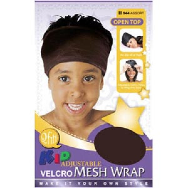 Qfitt Kid Adjustable Velcro Mesh Wrap White