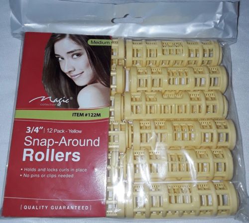 Magic Collection Snap Around Rollers 3/4" W (12Pack)