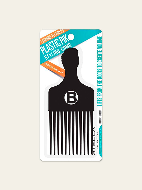 Stella Strong Smooth Finish Plastic Pik Black