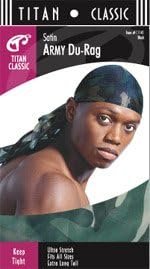 Titan Classic Satin Army Durag (Woodland)