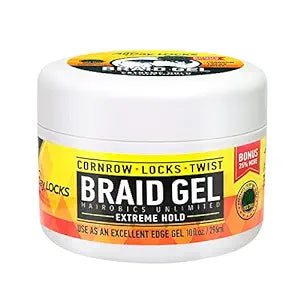 All Day Locks Braid Gel (White)