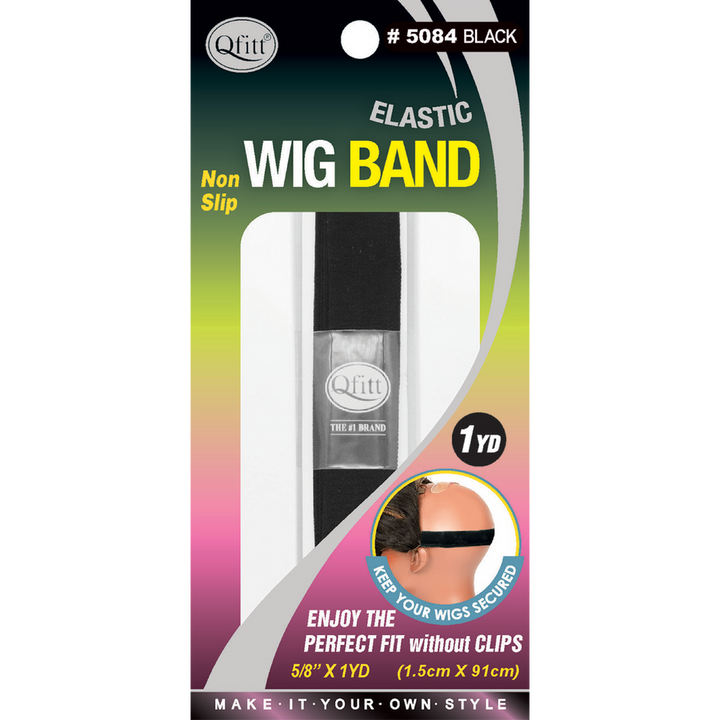 Qtfitt Elastic Wig Band 1Yd (Beige)