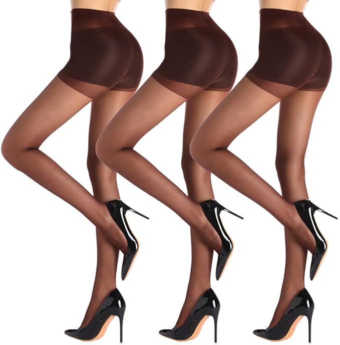 Sophia Lady Opaque Tights (Brown)