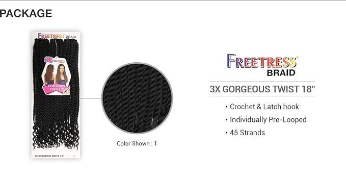 Freetress Gorgeous Twisy 18" (Ot27)