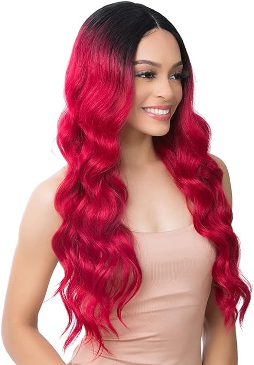 Hh Hd Lace Romance Curl 26" Wig - Blend (Tt1B/Intense Red)