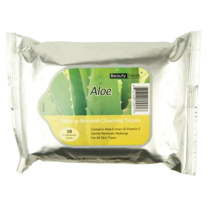 Beauty Treats Makeup Remover Cleansing Tissues (Cucumber
