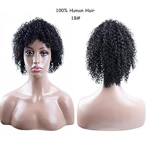 Tina Jerry Curl Wig - Synthetic (1B)