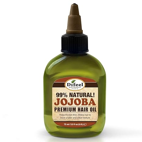 Difeel Jojoba Premium Hair Oil 2.5Oz