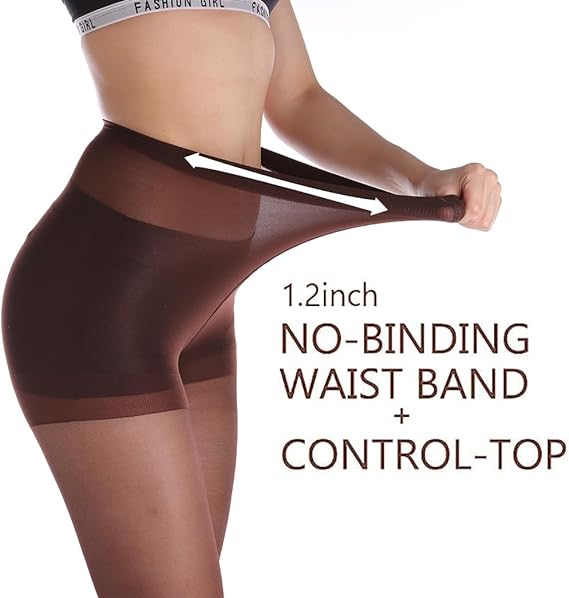 Sophia Lady Opaque Tights (Brown)