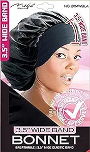 Magic Collection 3.5" Wide Band Bonnet Black