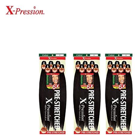 Beauty Element 4X Pre Stretched Expression 52In #1B