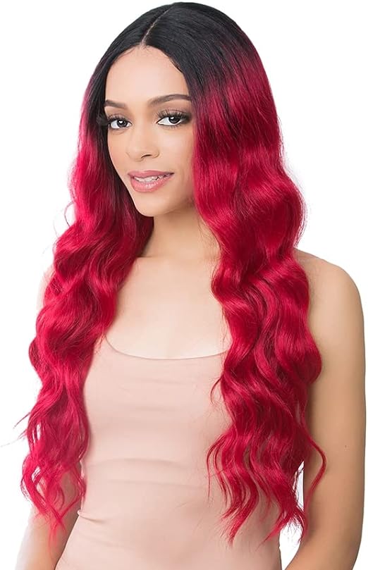 Hh Hd Lace Romance Curl 26" Wig - Blend (Tt1B/Intense Red)