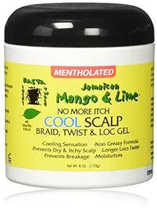 Jamaican Mango & Lime Mentholated Cool Scalp Braid, Twist, & Loc Gel 6.Oz