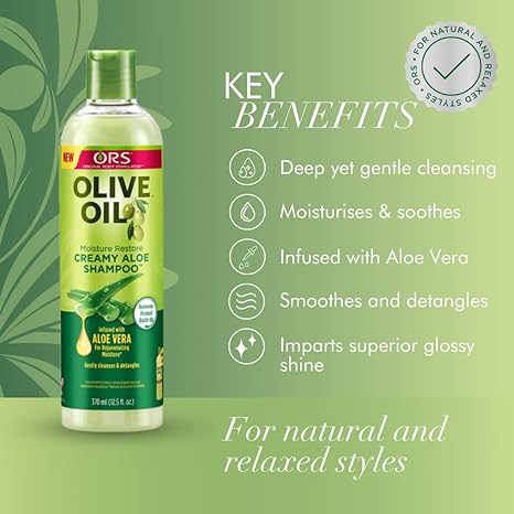 Olive Oil Moisture Restore Creamy Aloe Shampoo