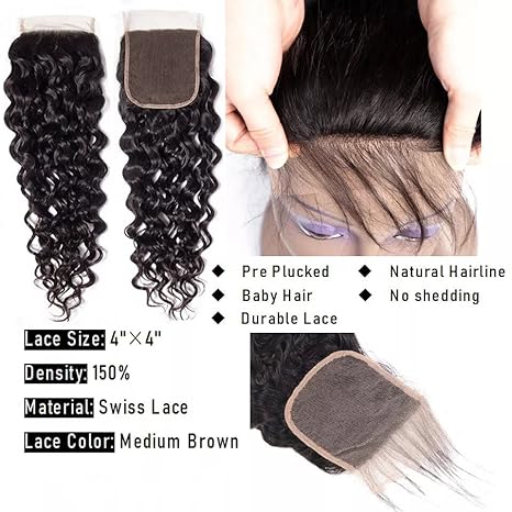 Queen Hair Wet & Wavy Ocean Wave 20"-22"-24" (Natural) Unprocessed