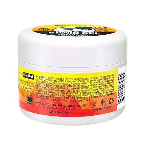 All Day Locks Braid Gel (White)