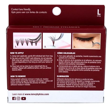 Luxe Black Knotted I-Envy Lashes (Kpe01B)
