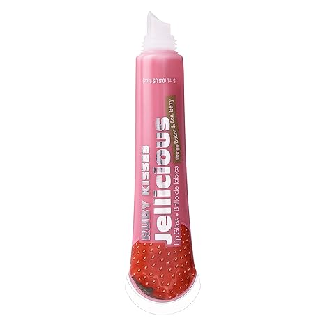 Ruby Kisses Jellicious Lip Gloss (Crushed Strawberries)