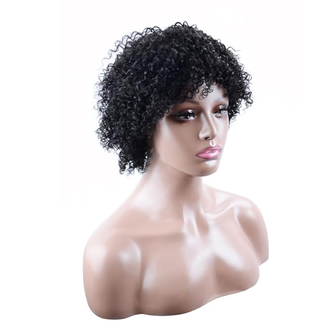 Tina Jerry Curl Wig - Synthetic (1B)