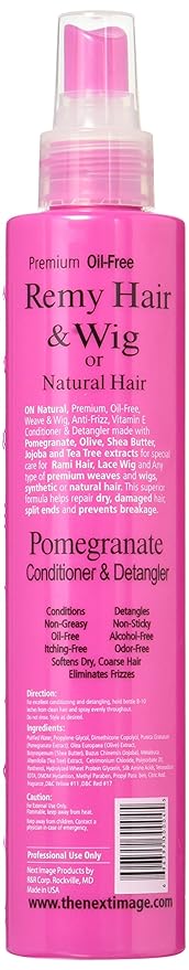 On Natural Weave & Wig Conditioner And Detangler(Pomegranate)