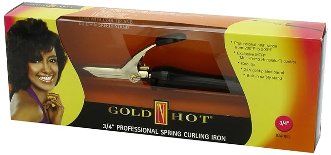 Gold N Hot 3/4" Professional Ceramic Curling Iron