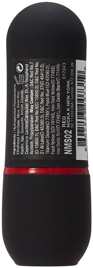 Nicka K Matte Lipstick - Alpha Red (Lmst03)