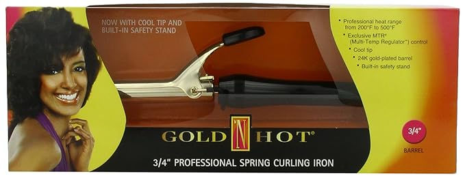 Gold N Hot 3/4" Professional Ceramic Curling Iron