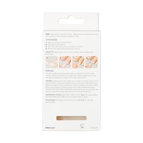 Kiss Gel Fantasy Toe Nails
