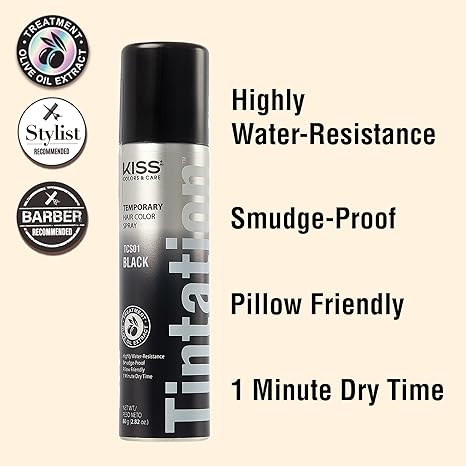 Kiss Tintation (Black) 6Oz