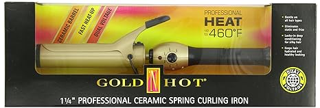 Gold N Hot 1 1/4" Professional Ceramic Curling Iron