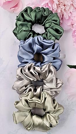 Blossom Hair Collection Kid Black N White Hair Scrunchies