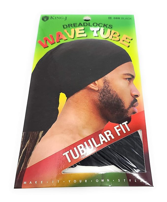 King J Dreadlock Wave Tube (Black)