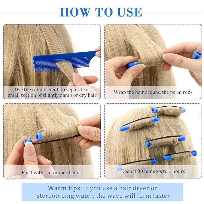 Magic Collection 4/16" Cold Wave Rods (12Pcs)