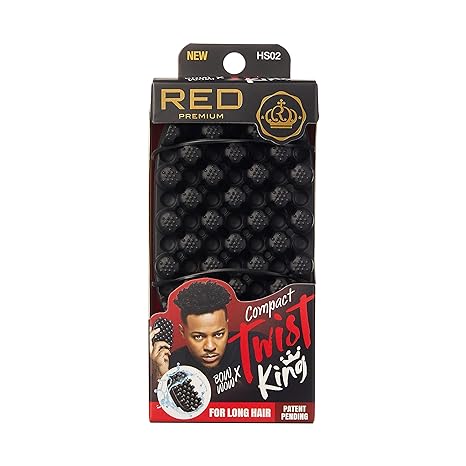 Red Premium Bowwow King Twist  Washable N Durable Brush