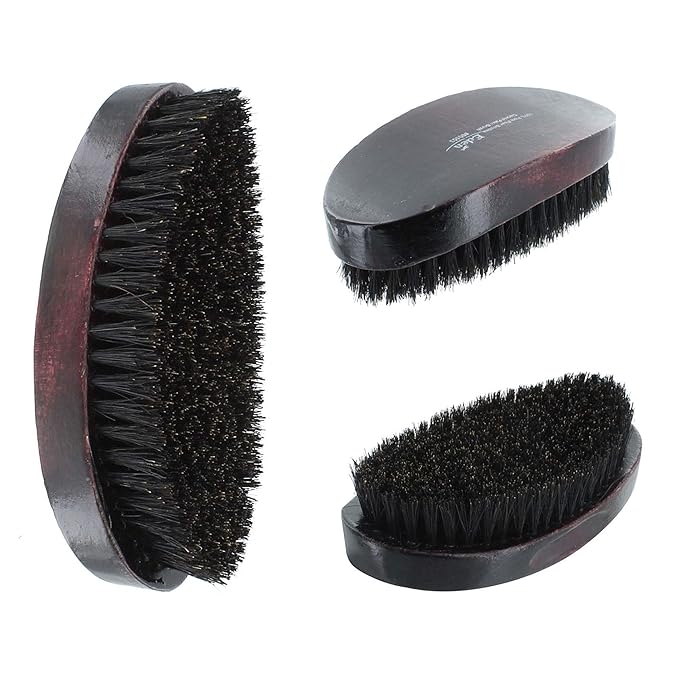 Magic Wave Curved Palm Brush Soft Premium Boar