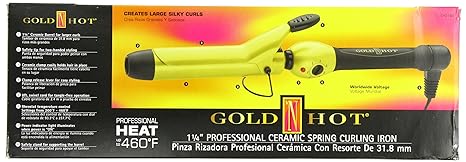 Gold N Hot 1 1/4" Professional Ceramic Curling Iron