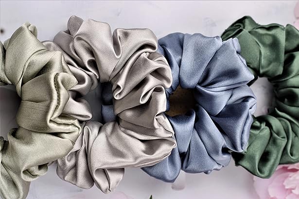 Blossom Hair Collection Kid Black N White Hair Scrunchies