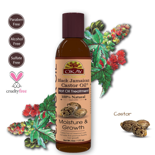 Okay Pure Naturals Black Jamaican Castor Oil Hot Oil Treatment