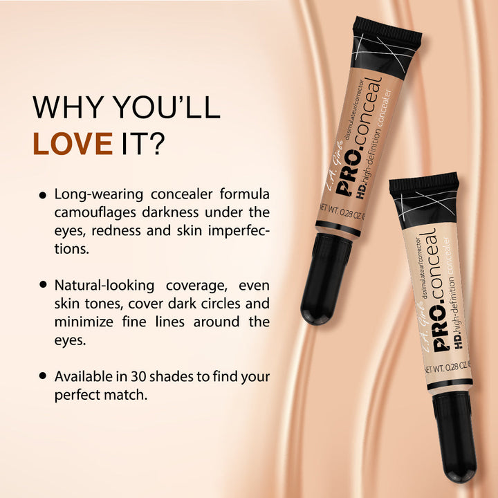 La Girl Hd Concealer - Espresso