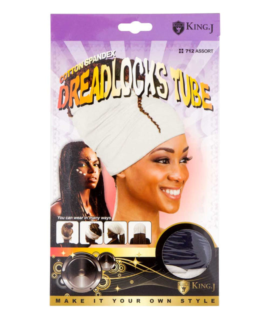 M&M Headgear Cotton Spandex Dreadlock Tube (Black)
